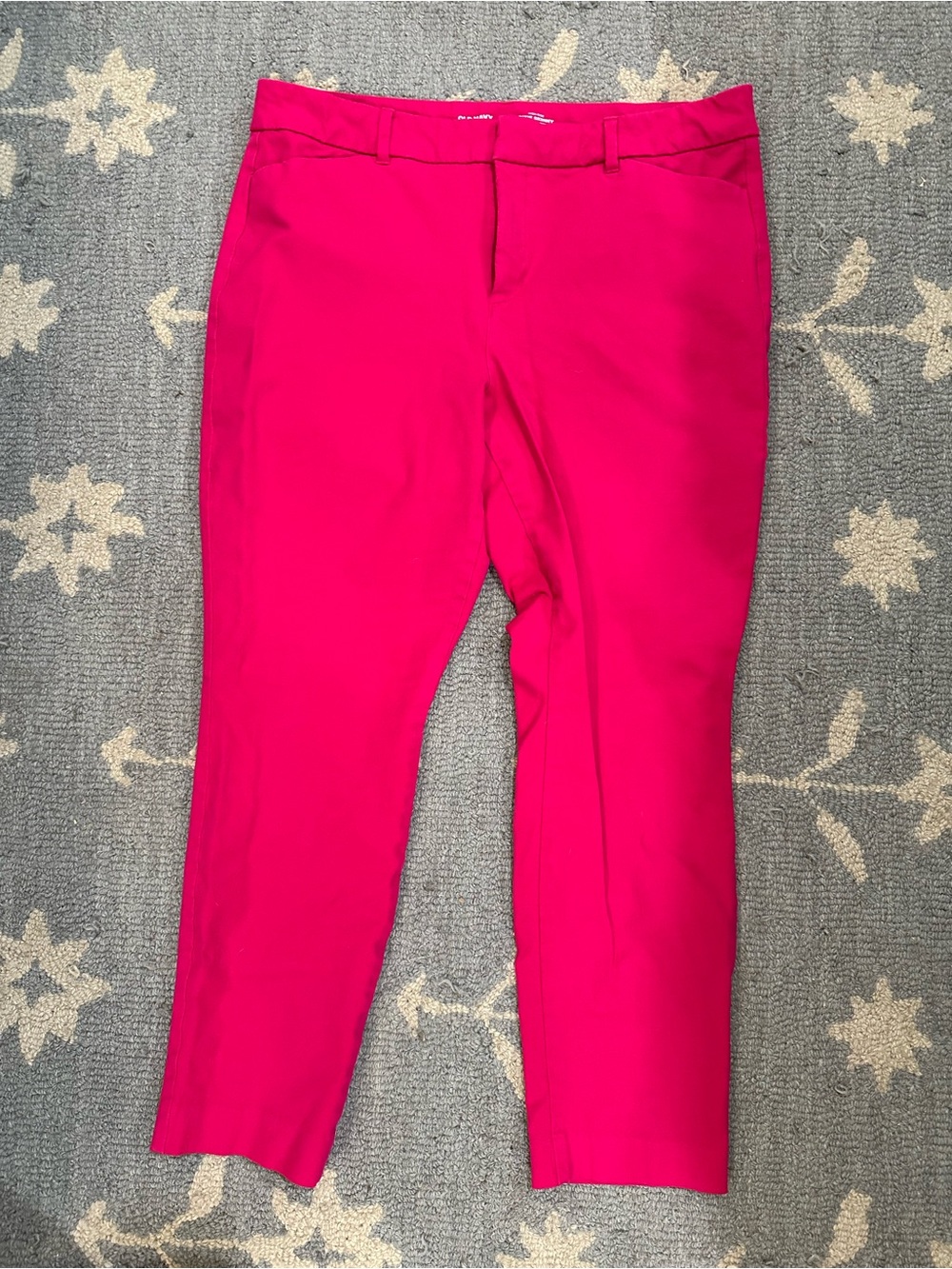 Old Navy Women’s Hot Pink Cropped Dress Pants